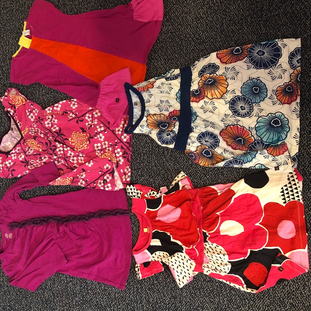 Tea collection dresses lot of 5 size 4.